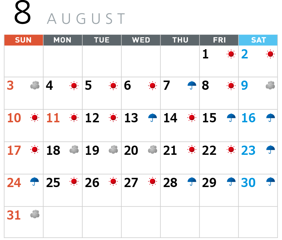 8月